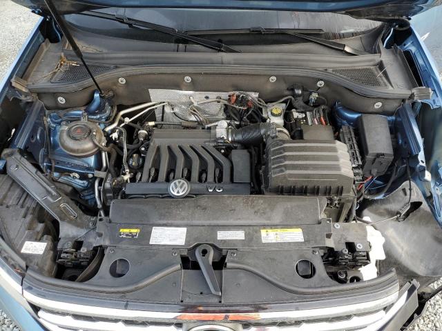 1V25E2CA1LC225472 - 2020 VOLKSWAGEN ATLAS CROS SE ლურჯი ფოტო 12