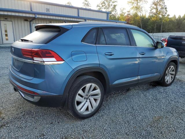 1V25E2CA1LC225472 - 2020 VOLKSWAGEN ATLAS CROS SE ლურჯი ფოტო 3