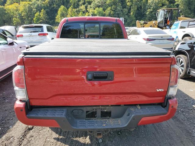 3TYSZ5ANXNT070958 - 2022 TOYOTA TACOMA ACCESS CAB RED photo 6