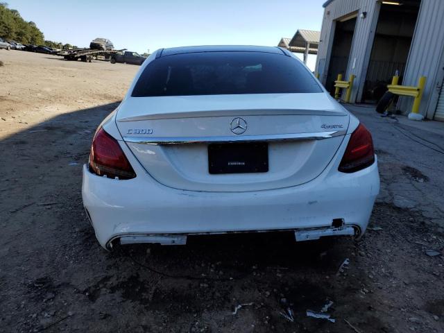 WDDWF8EB8LR554975 - 2020 MERCEDES-BENZ C 300 4MATIC WHITE photo 6