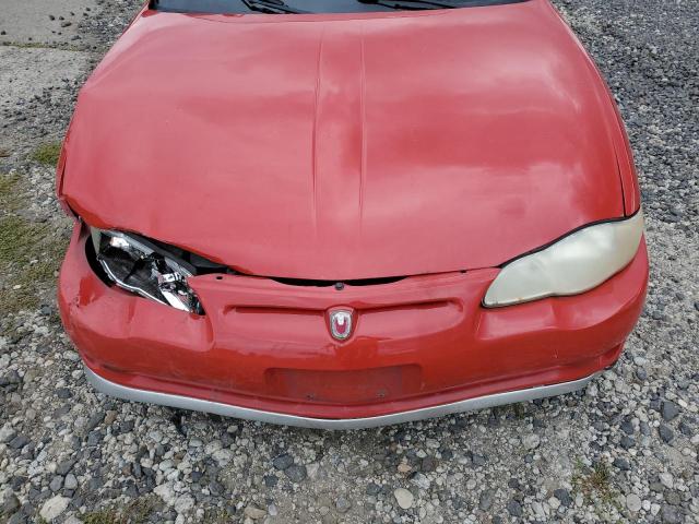 2G1WX15KX39409423 - 2003 CHEVROLET MONTE CARL SS RED photo 11