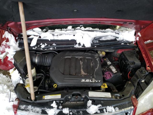 2A4RR5DG2BR750729 - 2011 CHRYSLER TOWN & COU TOURING წითელი ფოტო 12