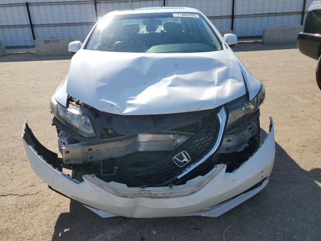 19XFB2F90DE254004 - 2013 HONDA CIVIC EXL Beyaz fotoğraf 5