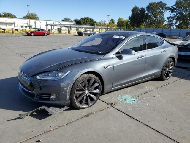5YJSA1DP3CFP02726 - 2012 TESLA MODEL S Մոխրագույն լուսանկար 1