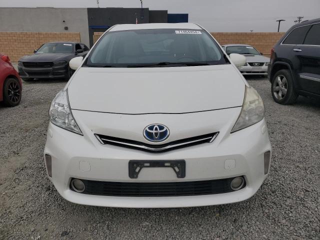 JTDZN3EU9EJ013305 - 2014 TOYOTA PRIUS V WHITE photo 5