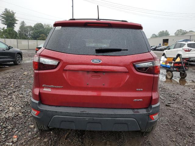 MAJ6P1CL7JC171819 - 2018 FORD ECOSPORT SES RED photo 6