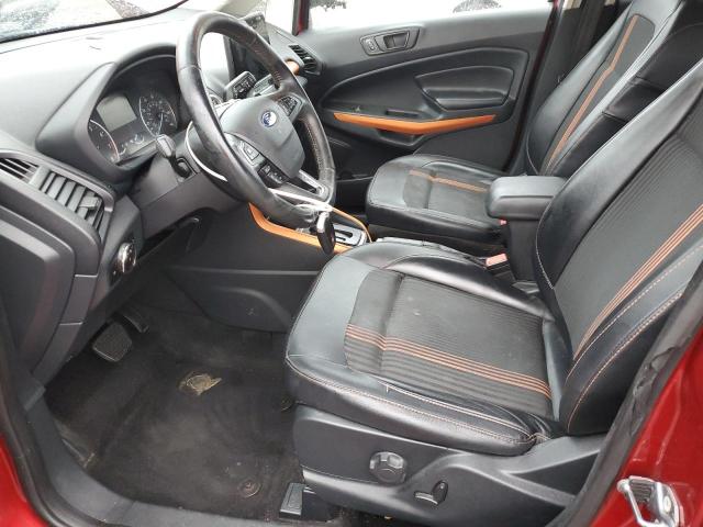 MAJ6P1CL7JC171819 - 2018 FORD ECOSPORT SES RED photo 7
