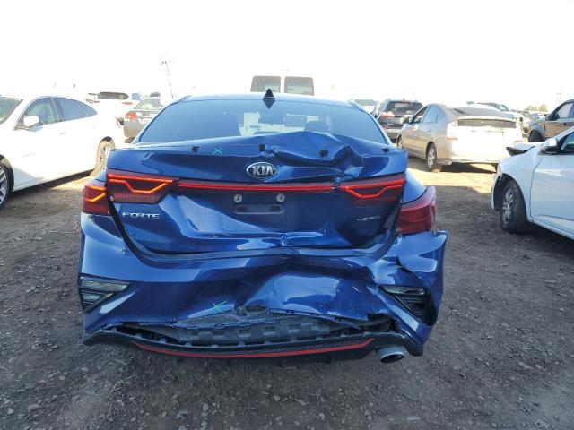 3KPF34AD9ME305634 - 2021 KIA FORTE GT LINE BLUE photo 6