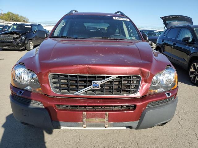 YV1CZ59H041035785 - 2004 VOLVO XC90 MAROON photo 5