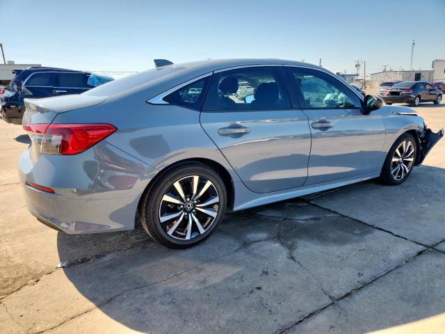 2HGFE1F72PH323298 - 2023 HONDA CIVIC EX GRAY photo 3