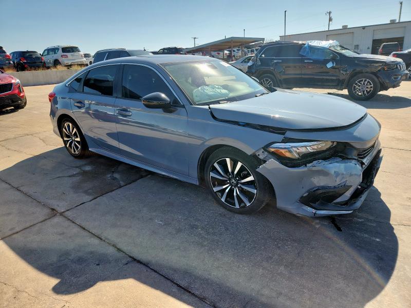 2HGFE1F72PH323298 - 2023 HONDA CIVIC EX GRAY photo 4