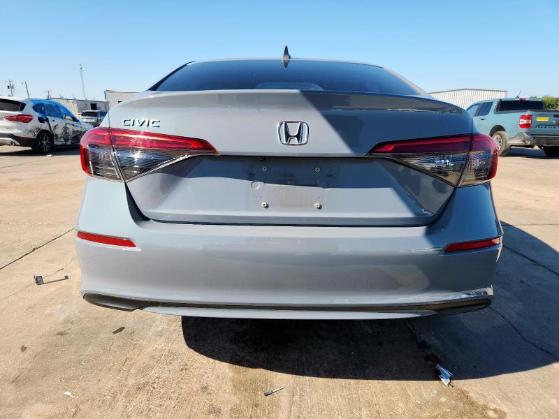 2HGFE1F72PH323298 - 2023 HONDA CIVIC EX GRAY photo 6