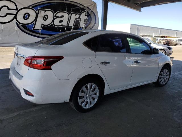 3N1AB7AP8JY327954 - 2018 NISSAN SENTRA S WHITE photo 3