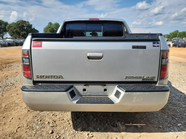 2HJYK16507H537166 - 2007 HONDA RIDGELINE RTL SILVER photo 6