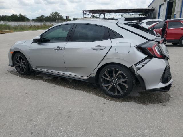 SHHFK7H98KU226693 - 2019 HONDA CIVIC SPORT TOURING SILVER photo 2