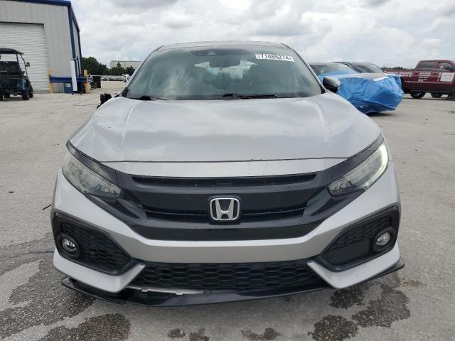 SHHFK7H98KU226693 - 2019 HONDA CIVIC SPORT TOURING SILVER photo 5