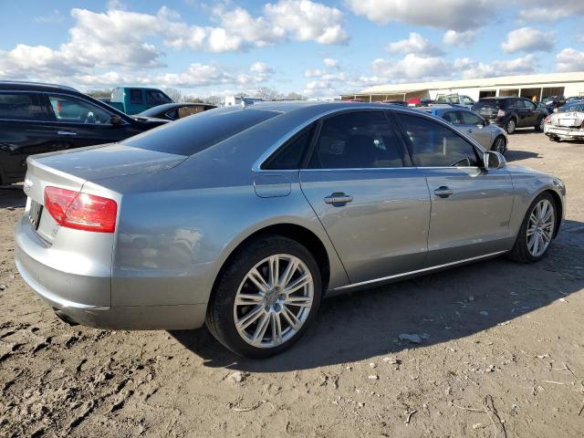 WAUAVAFD9CN034903 - 2012 AUDI A8 QUATTRO SILVER photo 3