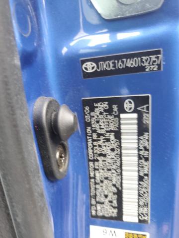JTKDE167460132757 - 2006 TOYOTA SCION TC Mavi foto 12
