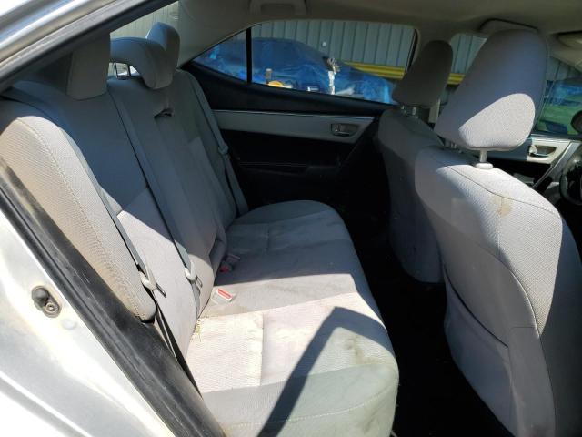 2T1BURHE8FC345261 - 2015 TOYOTA COROLLA L SILVER photo 10