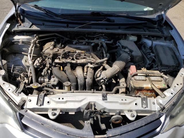 2T1BURHE8FC345261 - 2015 TOYOTA COROLLA L SILVER photo 11