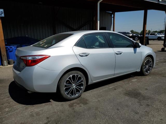 2T1BURHE8FC345261 - 2015 TOYOTA COROLLA L SILVER photo 3