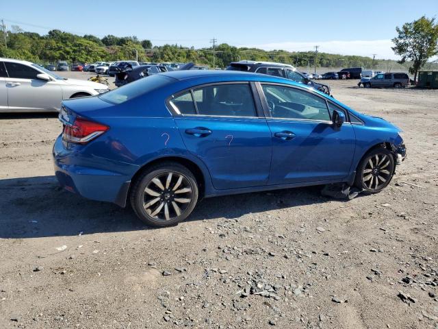 2HGFB2F93FH539255 - 2015 HONDA CIVIC EXL BLUE photo 3