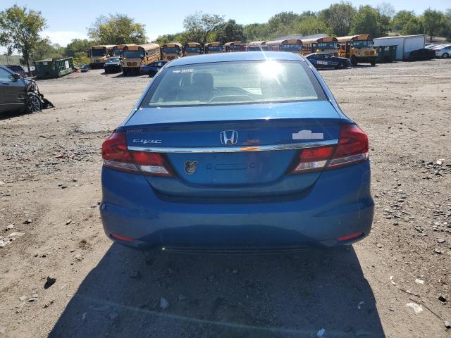 2HGFB2F93FH539255 - 2015 HONDA CIVIC EXL BLUE photo 6