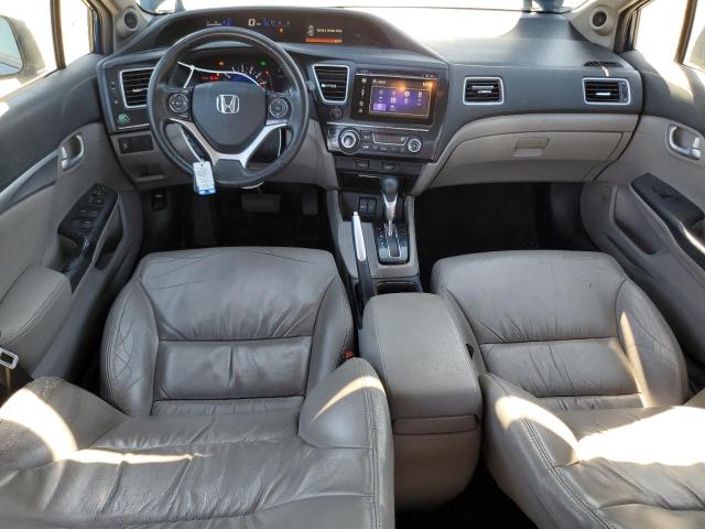 2HGFB2F93FH539255 - 2015 HONDA CIVIC EXL BLUE photo 8