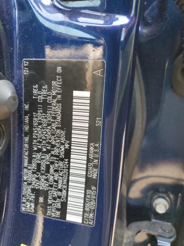 5TDBK3EH4DS201244 - 2013 TOYOTA HIGHLANDER BASE Blau Foto 13