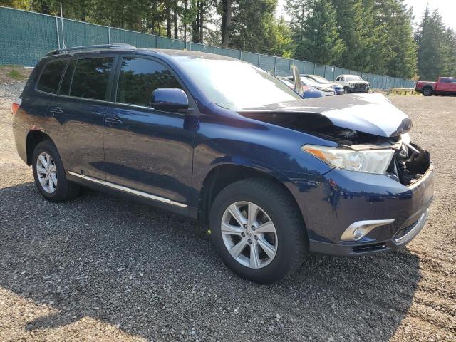 5TDBK3EH4DS201244 - 2013 TOYOTA HIGHLANDER BASE Blau Foto 4