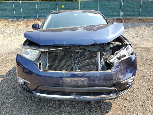 5TDBK3EH4DS201244 - 2013 TOYOTA HIGHLANDER BASE Blau Foto 5