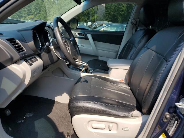 5TDBK3EH4DS201244 - 2013 TOYOTA HIGHLANDER BASE Blau Foto 7