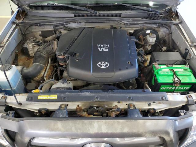 5TEUU4EN7AZ710502 - 2010 TOYOTA TACOMA ACCESS CAB SILVER photo 11