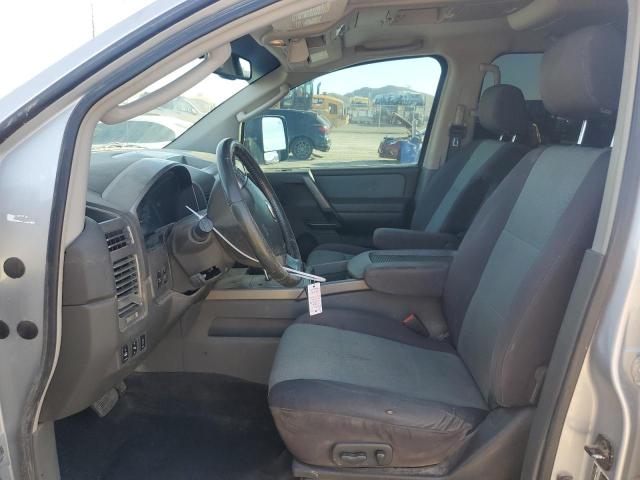 1N6AA07B46N572741 - 2006 NISSAN TITAN XE SILVER photo 7