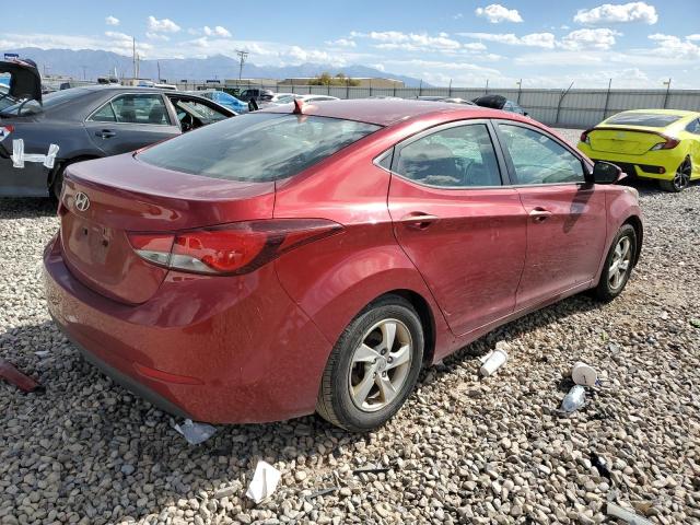 5NPDH4AE1EH534632 - 2014 HYUNDAI ELANTRA SE BURGUNDY photo 3