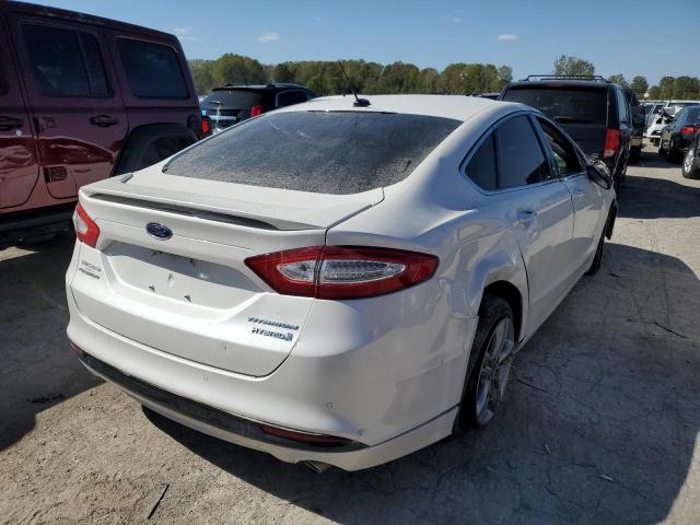 3FA6P0RU5FR244821 - 2015 FORD FUSION TITANIUM HEV WHITE photo 3