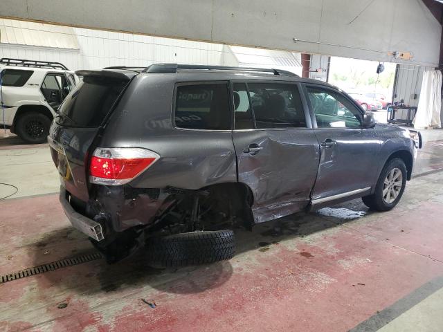 5TDBK3EH1DS227011 - 2013 TOYOTA HIGHLANDER BASE Серый фото 3