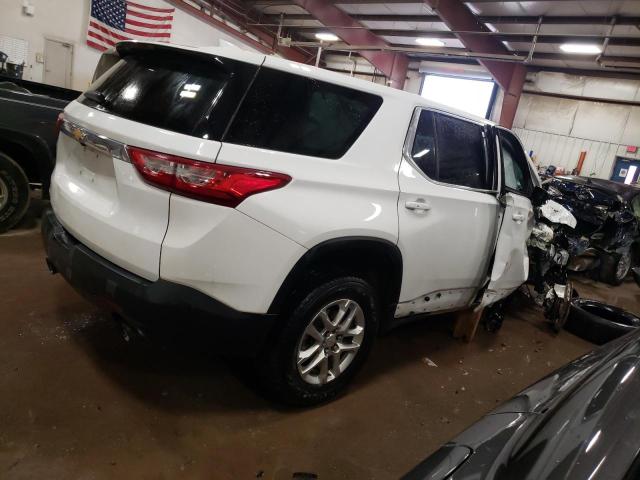 1GNERFKW0LJ136828 - 2020 CHEVROLET TRAVERSE LS WHITE photo 3