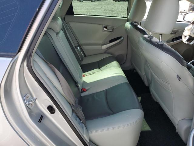 JTDKN3DU9C5421814 - 2012 TOYOTA PRIUS SILVER photo 10