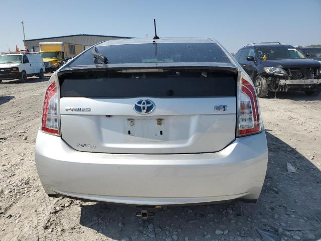 JTDKN3DU9C5421814 - 2012 TOYOTA PRIUS SILVER photo 6