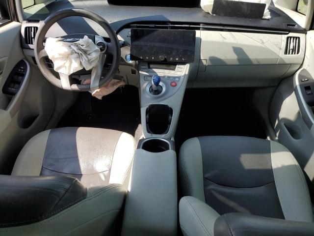 JTDKN3DU9C5421814 - 2012 TOYOTA PRIUS SILVER photo 8