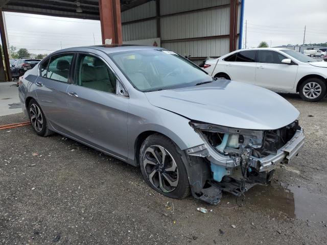 1HGCR2F85HA126101 - 2017 HONDA ACCORD EXL SILVER photo 4