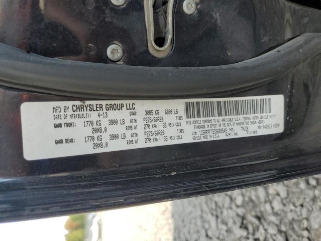 1C6RR7FT5DS669549 - 2013 RAM 1500 ST შავი ფოტო 12