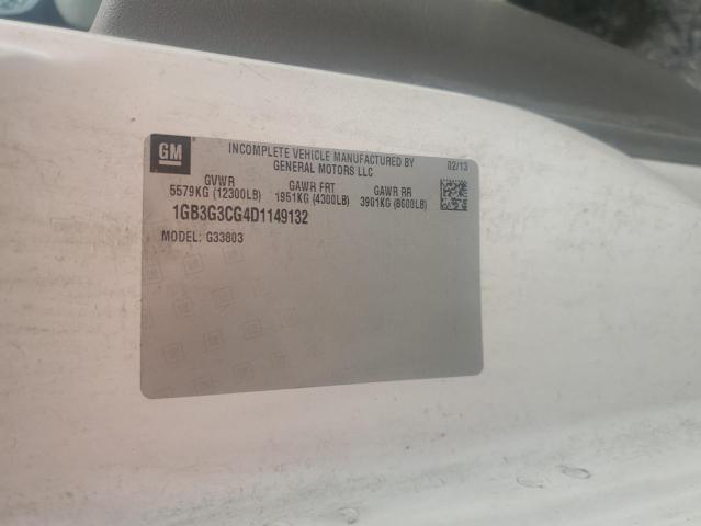 1GB3G3CG4D1149132 - 2013 CHEV EXPRESS G3500 WHITE photo 13
