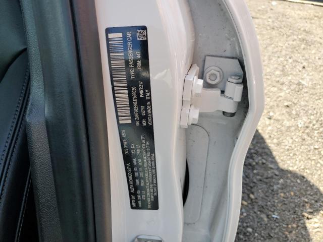 ZARFAEEN8J7592030 - 2018 ALFA ROMEO GIULIA TI Q4 WHITE photo 12