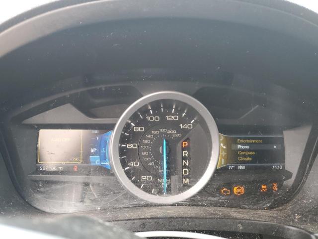 1FM5K8F85DGC02451 - 2013 FORD EXPLORER LIMITED Argent photo 9