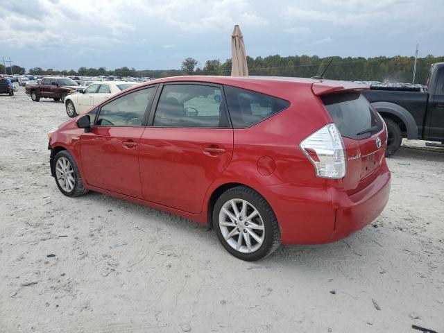 JTDZN3EU1E3354539 - 2014 TOYOTA PRIUS V RED photo 2