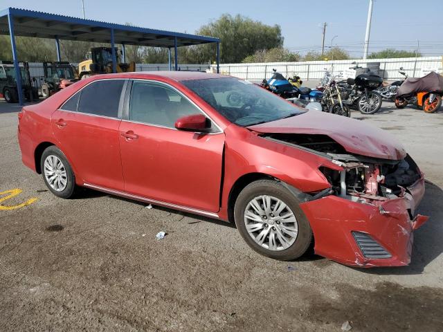 4T4BF1FK3ER386081 - 2014 TOYOTA CAMRY L RED photo 4