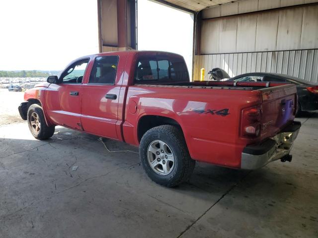1D7HW48N15S104054 - 2005 DODGE DAKOTA QUAD SLT Rojo foto 2