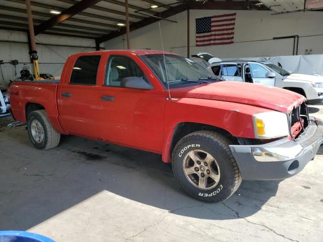 1D7HW48N15S104054 - 2005 DODGE DAKOTA QUAD SLT Rojo foto 4
